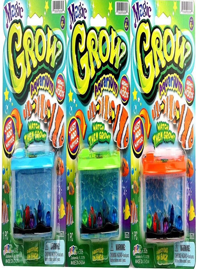 JA-RU Magic Growing Fish Aquarium Toy for Kids - 2 Packs - Grow Bigger in Water - Fun Expanding Animals - Great Educational Toy for Boys and Girls Idea and Party Favor - Image 3