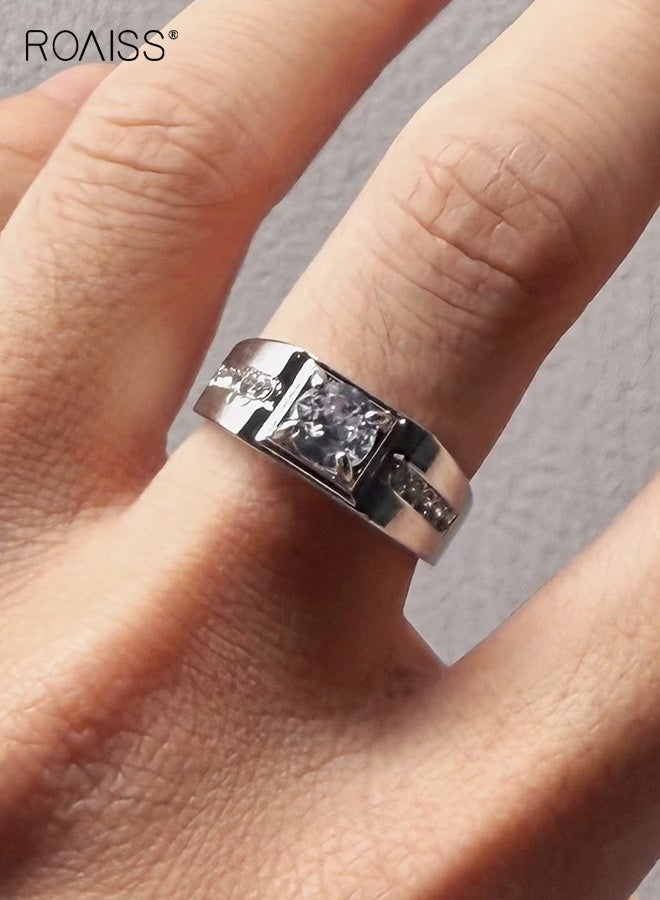 خواتم زواج مفتوحة من المويسانيت المقلد مطلية بالذهب للجنسين