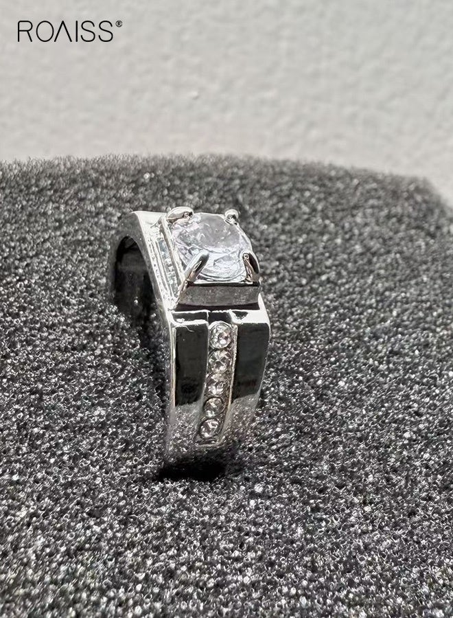 خواتم زواج مفتوحة من المويسانيت المقلد مطلية بالذهب للجنسين