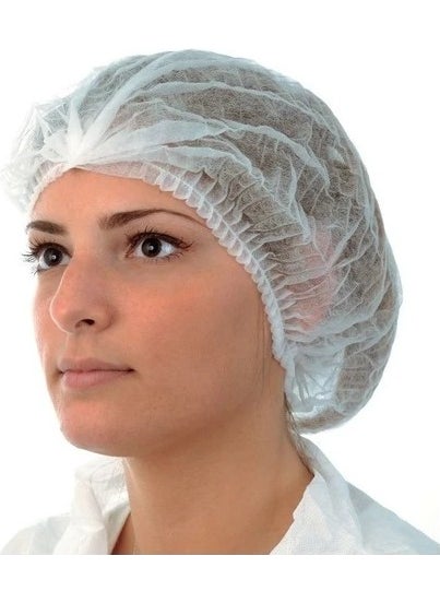 Private Label - 500 Pieces Interlining Accordion Bonnet 42 Cm Economical Single Elastic Hair Cap - Image 1