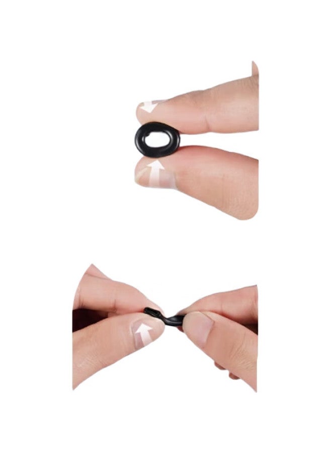 FESETE Glasses Anti-Slip Silicone Ear Hooks Anti-Slip Rings For Glasses Anti-Fall Anti-Slip Artifact - Image 1