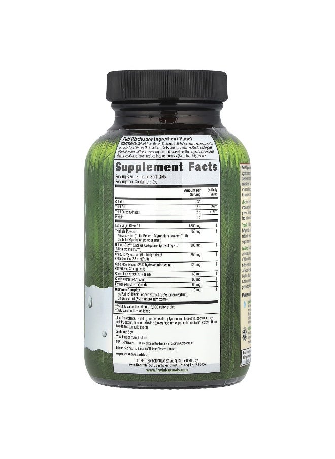 Irwin Naturals Irwin Naturals, Aloe & Triphala Active-Cleanse and Probiotics®, 60 Liquid Soft-Gels  - Image 2