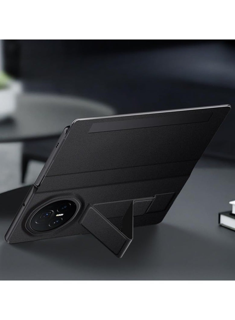 general Case for Honor Magic V3 (2024),Magnetic Anti-fall Shockproof Flip Case,Leather Ultra-Thin Protective Cover with Auto Sleep/Wake and Wrist Strap - Image 2