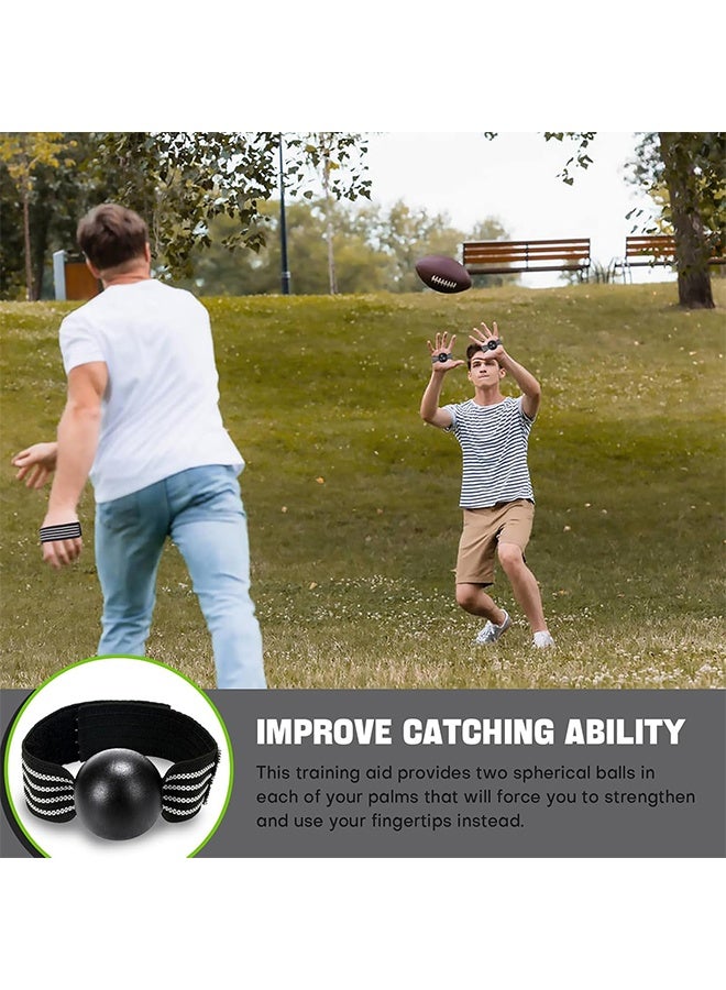 American Football Catching Trainer Band, Rugby Football Catching Receiver Trainers, Football Receiving Training, Volleyball Catching Training Hand Strap Beginner Practice Fingertip - Image 5