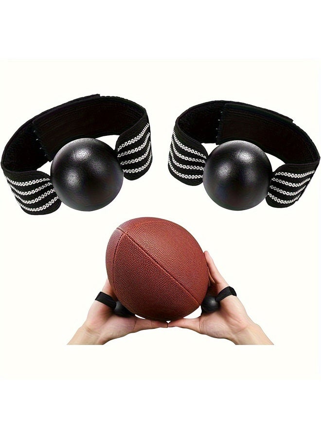 American Football Catching Trainer Band, Rugby Football Catching Receiver Trainers, Football Receiving Training, Volleyball Catching Training Hand Strap Beginner Practice Fingertip - Image 1