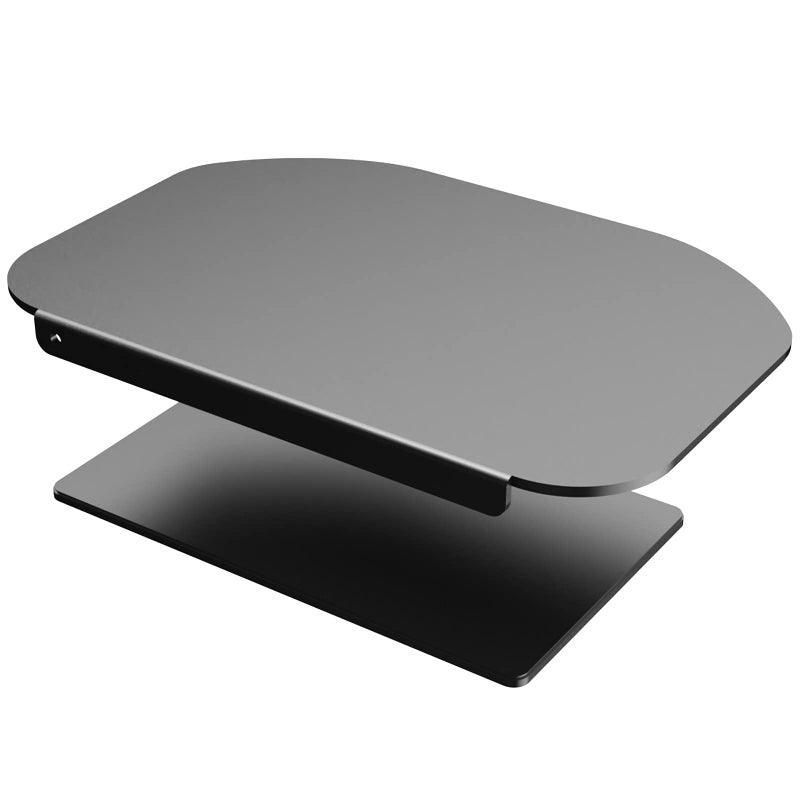 Pholiten Monitor Mount Reinforcement Plate for Thin, Glass and Other Fragile Table Tops, Steel Bracket Plate Fits Most Monitor Stand C Clamp Installation - Image 1