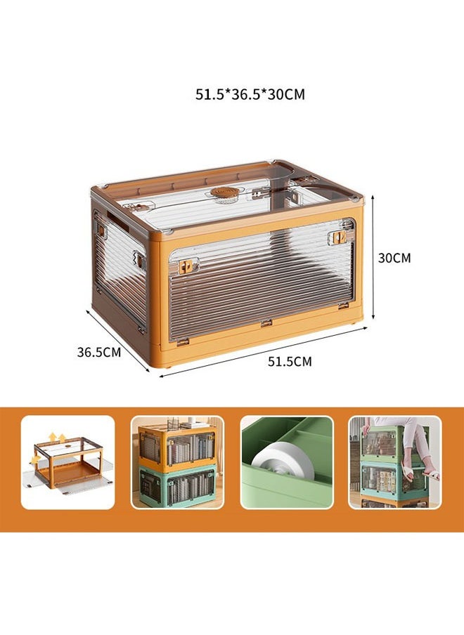 NKX Versatile Foldable Transparent Storage Box for Books and Household Items 51.5 X 30 Cm  - Image 1