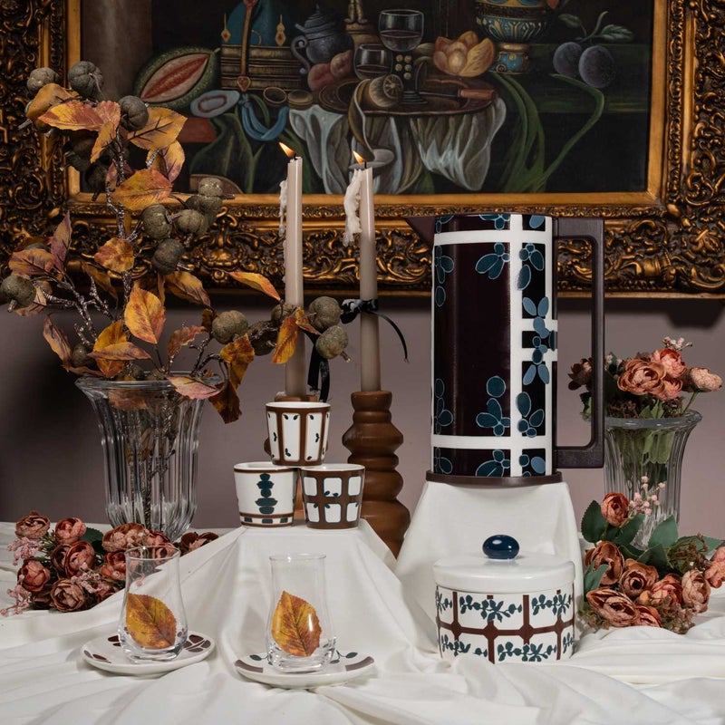 بلندز وعاء تقديم تمر مع غطاء من ديليونا - Image 2