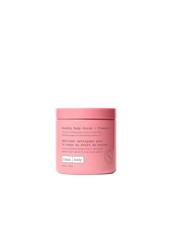 Frank Body Rosehip Body Scrub + Cleanser 250g - Image 1