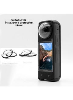 Generic Suitable For Insta360 X4 Lens Protection Mirror 360X3 Protection Protection Accessories Panoramic Lens Protection Mirror-Color:X2 PC Cartons  - Image 2