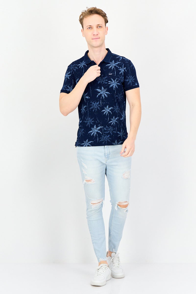 Levi's قميص بولو بأكمام قصيرة عادية للرجال، مطبوع بألوان متعددة - Image 4