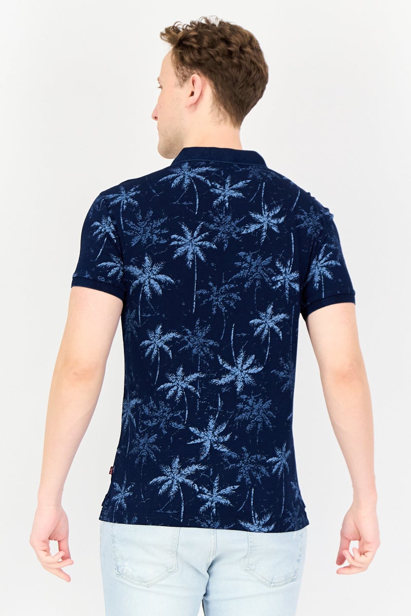 Levi's قميص بولو بأكمام قصيرة عادية للرجال، مطبوع بألوان متعددة - Image 2