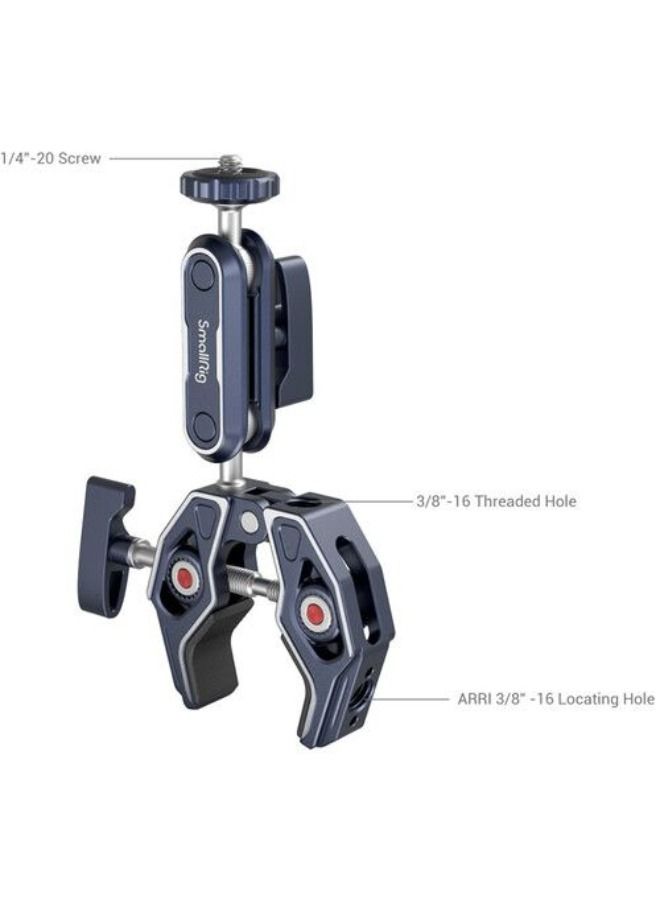 SmallRig Crab-Shaped Clamp with Ballhead Magic Arm 3757 - Image 2
