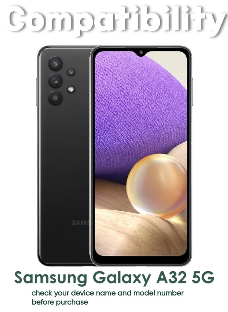 أكاليكس قطعتين، حماية شاشة، لهاتف سامسونج جالاكسي A32 5G، جودة ممتازة. - Image 3