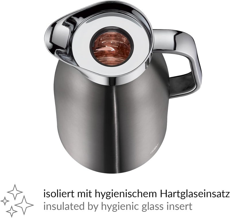 Alfi Thermos Flask, Stainless steel Plastic Glass, Cool Grey, 1 Litre - Image 4