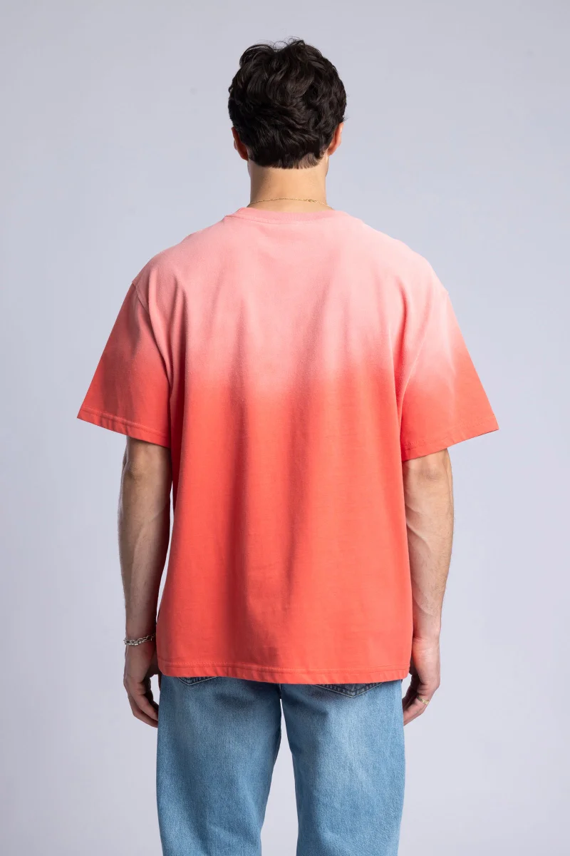 Catch Metal Logo Detail Washed T-shirt