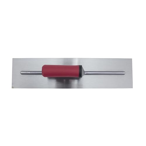 MARSHALLTOWN QLT Concrete Finishing Trowel, 16 x 4 Inch Carbon Steel Blade, Soft Grip Handle, FT164 - Image 3