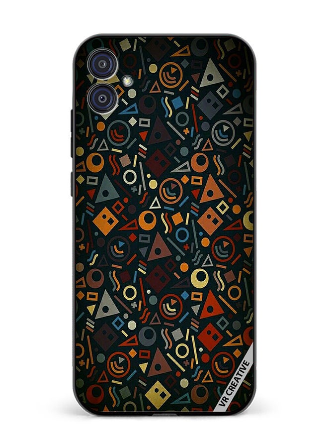 VR CREATIVE Protective Case Cover For Samsung Galaxy M04/F04 Maxin Pattern Design Multicolour - Image 1
