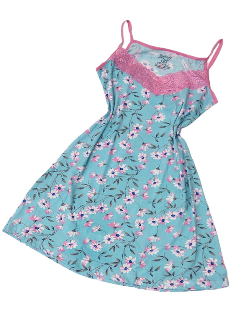 Dabbagh Home wear lingerie dress long comfortable trendy cash mayo with short sleeves  - Image 1