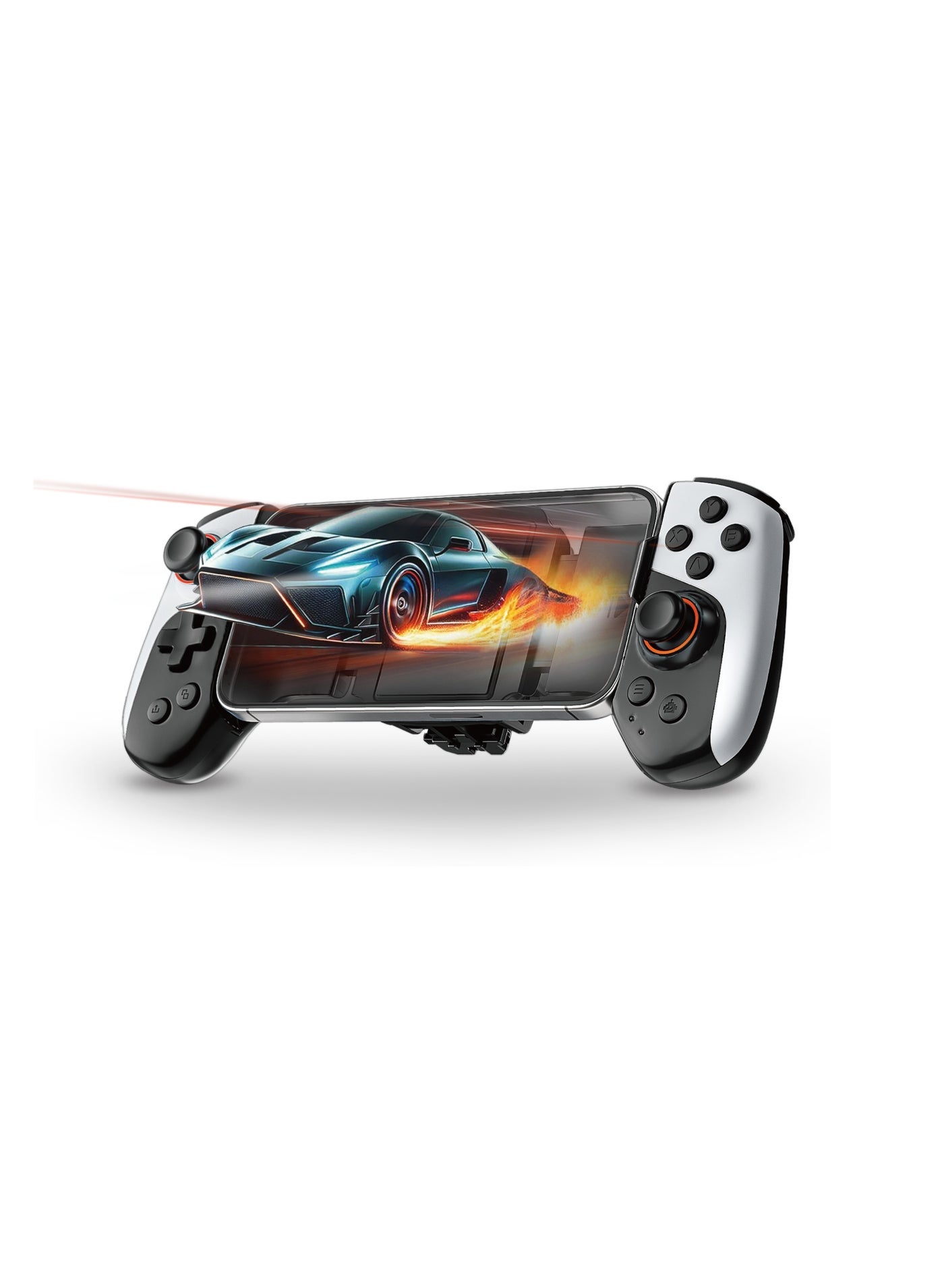 Chillcore Cooling Game Controller with Vibration & Customizable Macro Mapping / Universal Phone Compatibility / RGB / Wireless Connectivity / Android, iOS, Windows, Nintendo Switch & More Compatibility - Black