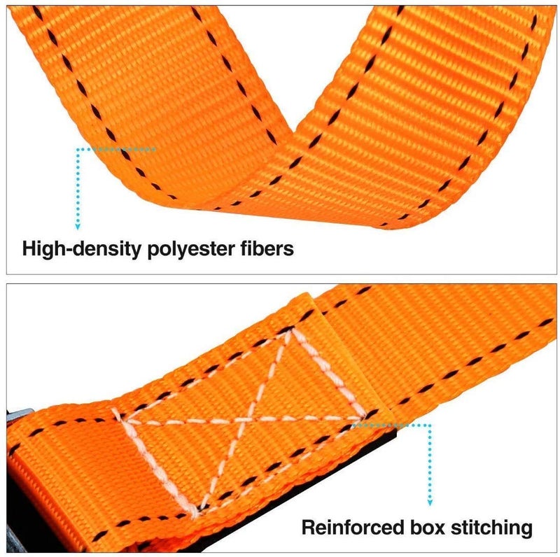 TORIOX Portable Ratchet Strap Bike Tension Rope Luggage Transport Lashing Tow Truck Car Cargo Motorcycle Tie Down Belt Strong 500 Kg Load Cap/ 1500 Kg Break Strength Capacity (Multi Color) - Image 4