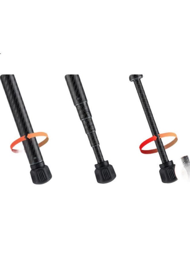 Fotopro Air 3 Dual Panoramic Ball Head Carbon Fiber Camera Mirrorless Photography And Videography Tripod, Original Carbon Gray, Weight/0.9Kg, Phone Clamp - Image 1