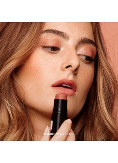 Nudies Matte Cream Bronzer 3-In-1 All Over Face Colour For Face, Eyes, And Lips W/Blending Brush (Beach Babe)