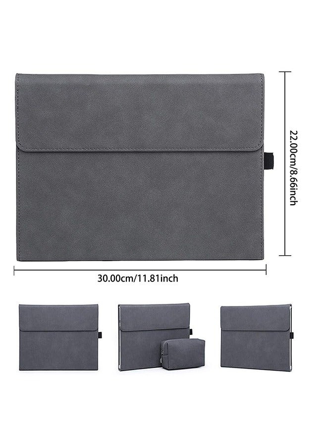 Garlo Case for Microsoft Surface Pro 7/6/5/4, Slim Lightweight Smart Envelope Sleeve Bag Laptop Tablet Carrying Cover-With A Accessory Pouch - Image 2