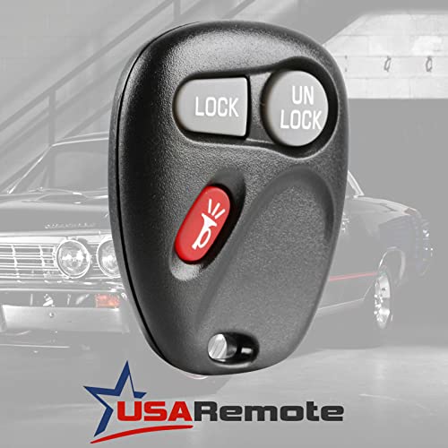 USARemote بديل لجهاز التحكم عن بعد بدون مفتاح 3 أزرار لشيفروليه GMC 1998-2002 رقم القطعة: 15732803 KOBUT1BT - Image 2