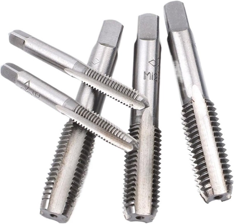 Tap die,thread die, Threaded Taps 1/4-32 1/4-36 1/4-40 5/16-18 3/8-24 7/16-18 1/2-32 9/16-28 UNEF UNS HSS Right Hand Tap TPI Threading Tools 1/4 5/16 3/8 7/16 1/2(5i16-18unc) - Image 2