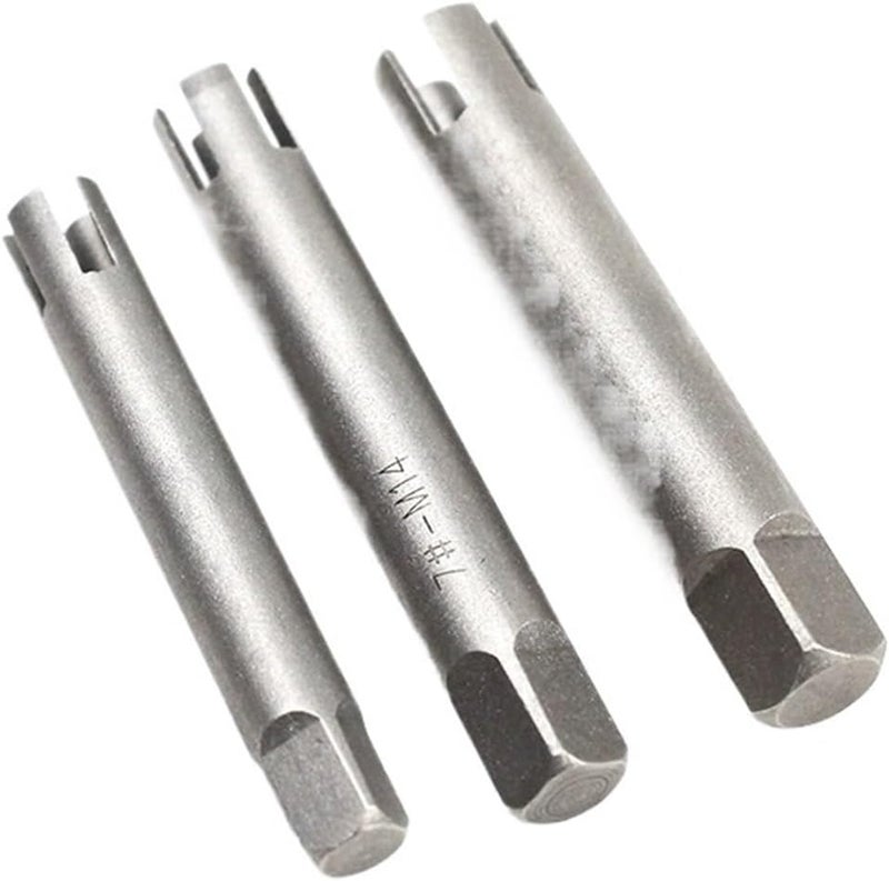 Tap die,thread die, Threaded Taps 1/4-32 1/4-36 1/4-40 5/16-18 3/8-24 7/16-18 1/2-32 9/16-28 UNEF UNS HSS Right Hand Tap TPI Threading Tools 1/4 5/16 3/8 7/16 1/2(5i16-18unc) - Image 3