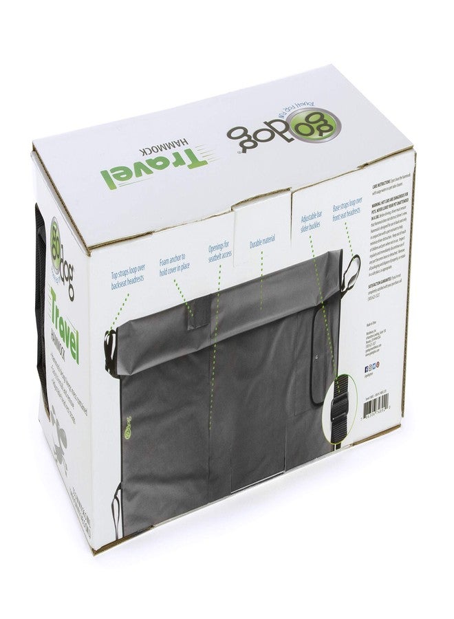 جو دوج غطاء حماية مقعد السيارة من goDog بتصميم أرجوحة للسفر - رمادي، أرجوحة - Image 3