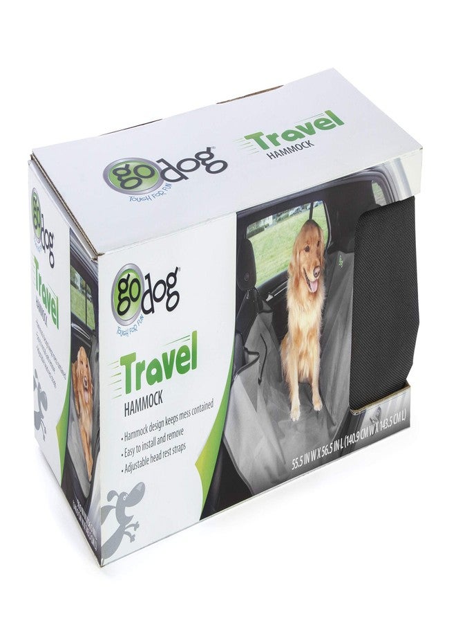 جو دوج غطاء حماية مقعد السيارة من goDog بتصميم أرجوحة للسفر - رمادي، أرجوحة - Image 1