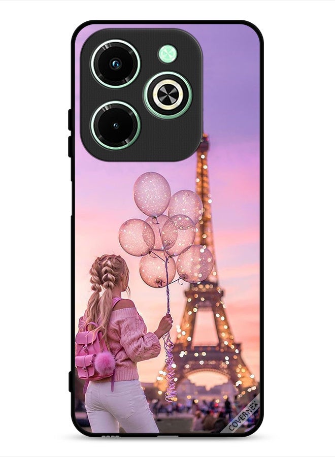 Covernex غطاء حماية إنفينكس هوت 40i 4G فتاة تحمل بالونات - Image 1