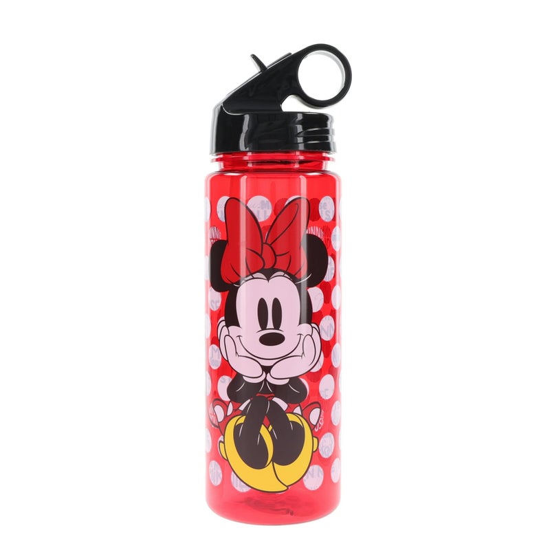 Disney Silver Buffalo Disney's Minnie Mouse Polka Dots Tritan Water Bottle  20 Ounces  1 Count (Pack of 1) - Image 1