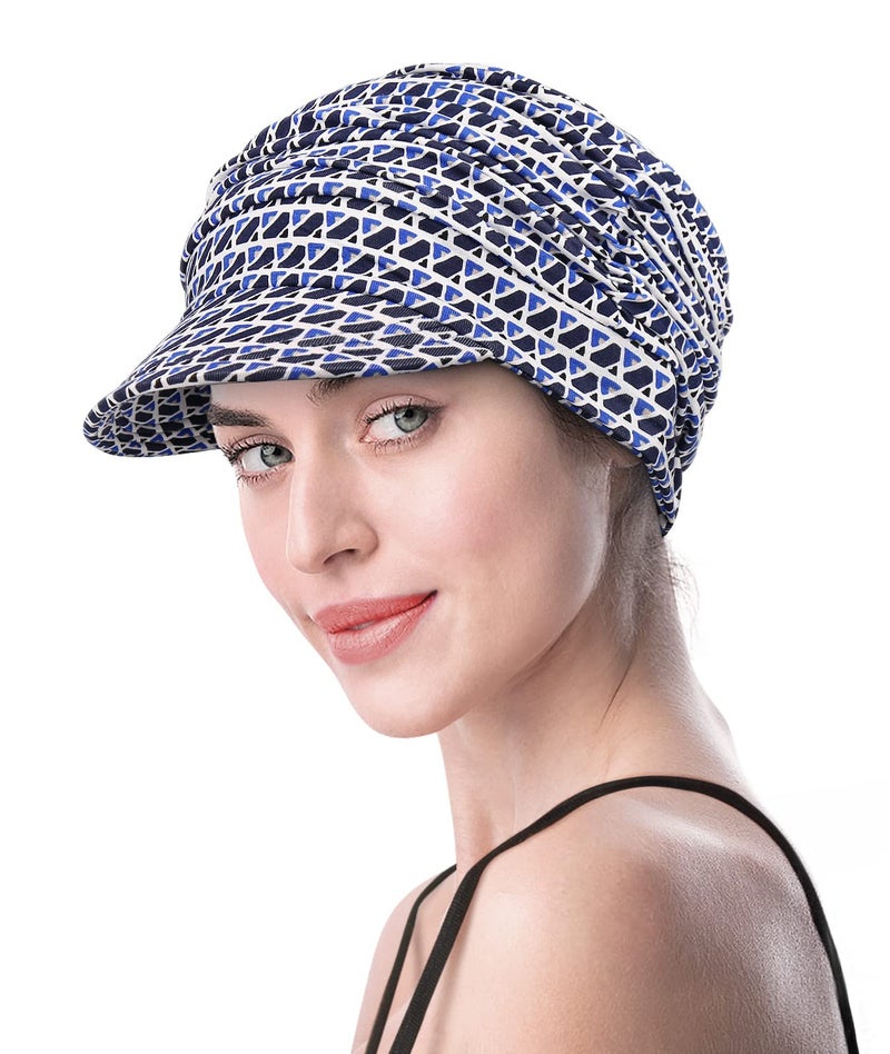 Winitas Chemo Headwear for Cancer Patients Women Viscose Hair Loss Gifts Dark Blue - Image 3
