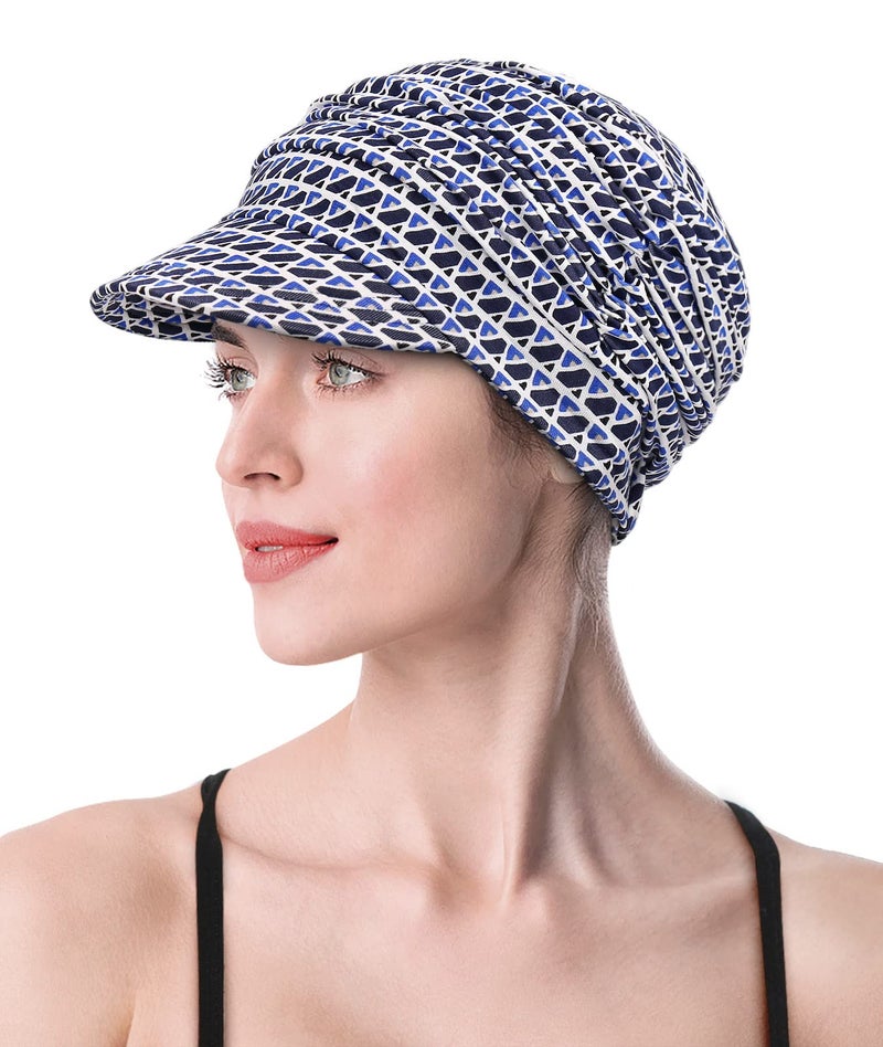 Winitas Chemo Headwear for Cancer Patients Women Viscose Hair Loss Gifts Dark Blue - Image 4