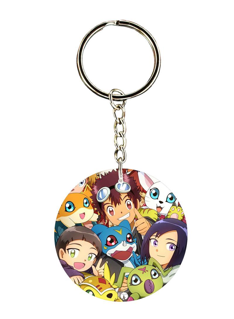 The Anime Digimon Printed Keychain