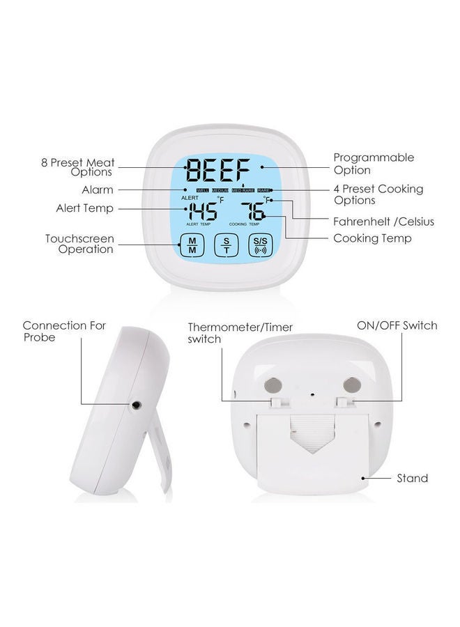 ميزان قياس حرارة رقمي للحوم أبيض - Image 5