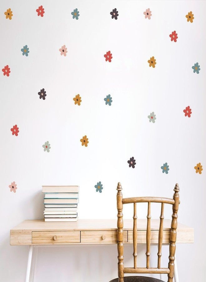 CVANU 3 Sheets of Beautiful Flowers Wall Sticker Printed on Frosted Vinyl Self-Adhesive for Wall Decoration (8.3inchX11.7inch)_F166 - Image 1
