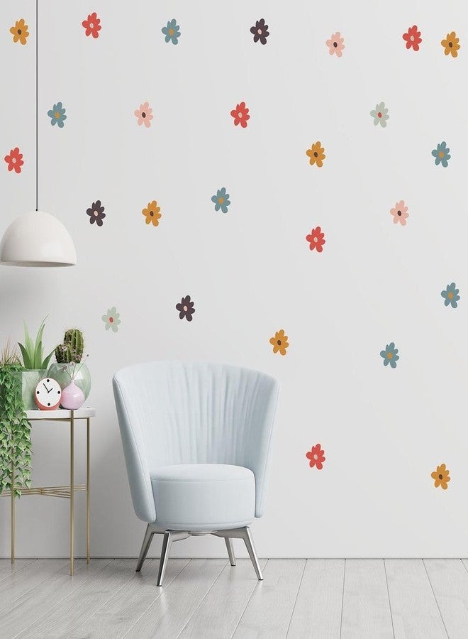 CVANU 3 Sheets of Beautiful Flowers Wall Sticker Printed on Frosted Vinyl Self-Adhesive for Wall Decoration (8.3inchX11.7inch)_F166 - Image 3
