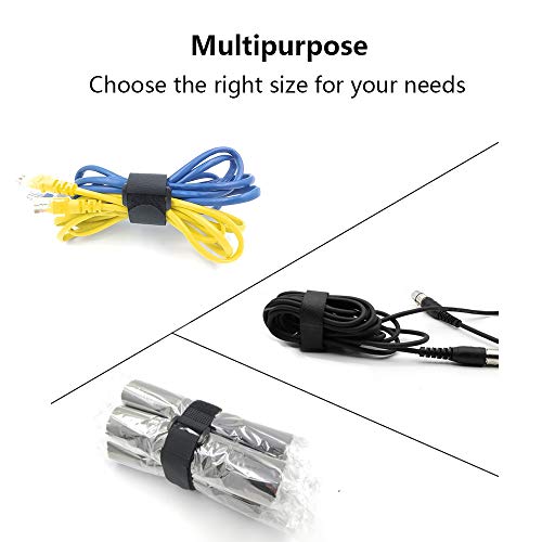 Tangser Cable Straps 1 Inch Wide, 18 Inch Cinch Straps 16 Pack - Hook and Loop Straps, Adjustable Fastening Straps, Multipurpose Cable Ties - Image 5