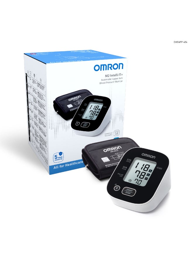Omron Hem-7146T2-Ebk M2 Intelli It+  Blood Pressure Monitor - Image 1