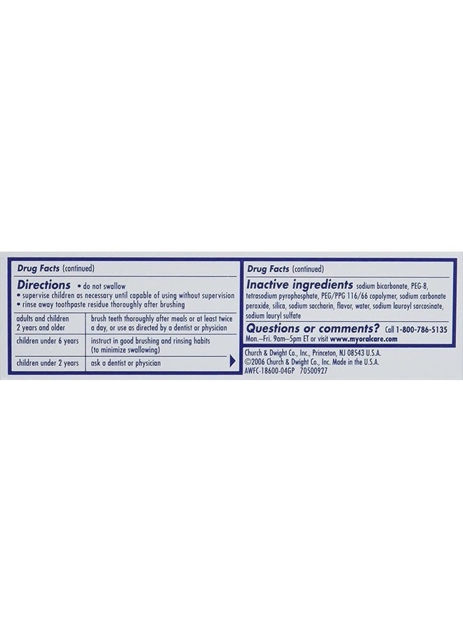 Arm & Hammer Arm and Hammer Advance Whitening Toothpaste .9 Oz Travel Size 4 Pk. - Image 4