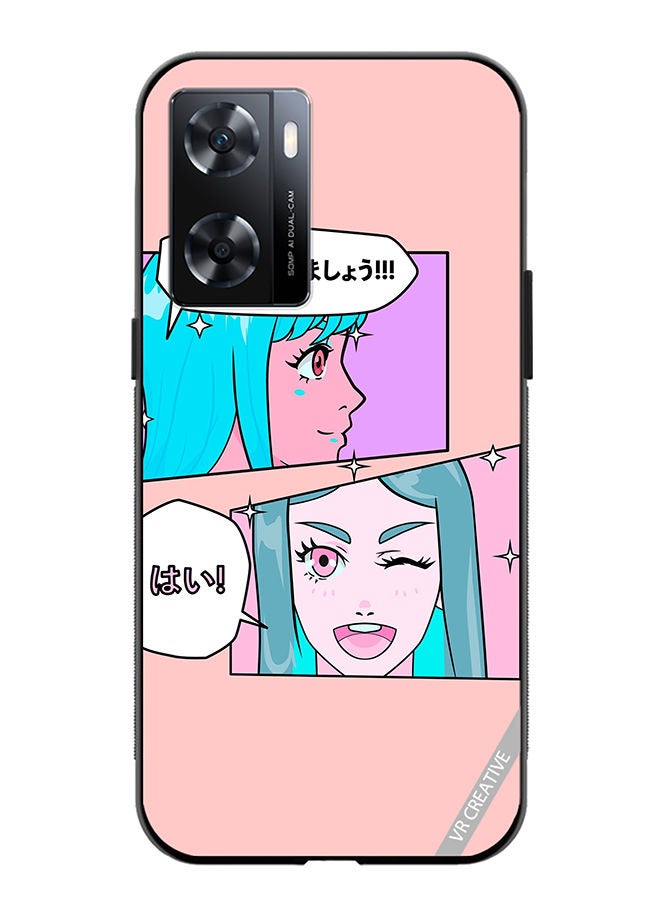 VR CREATIVE Protective Case Cover For OnePlus Nord N20 SE Cute Pastel Collage With Manga Comics Frames With Anime Characters Design Multicolour - Image 1