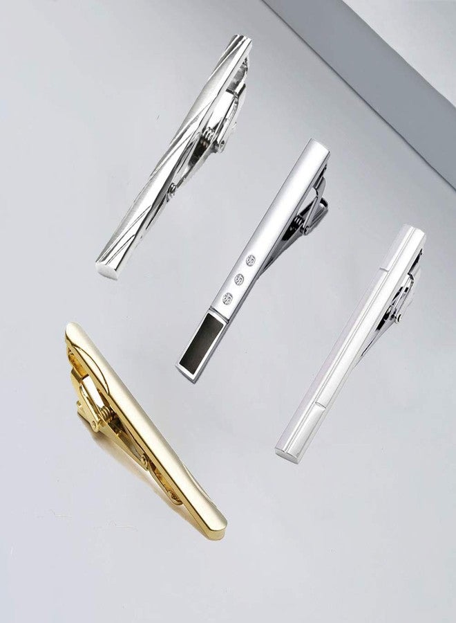 SEVENSTONE Cufflinks Tie Clip Ties Necktie Business Clips Wedding Button Shirt Personalized Bar Gift Set - Image 4