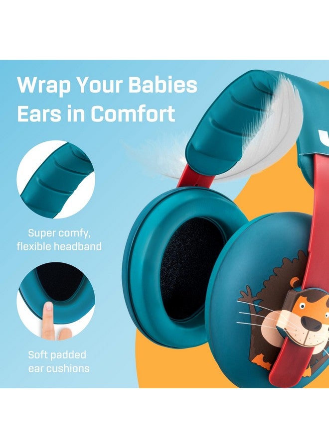Vanderfields Baby Ear Protection Noise Cancelling Headphones for Babies, Toddlers, Infants 3 months to 2 years,Friendly Lion - Image 3