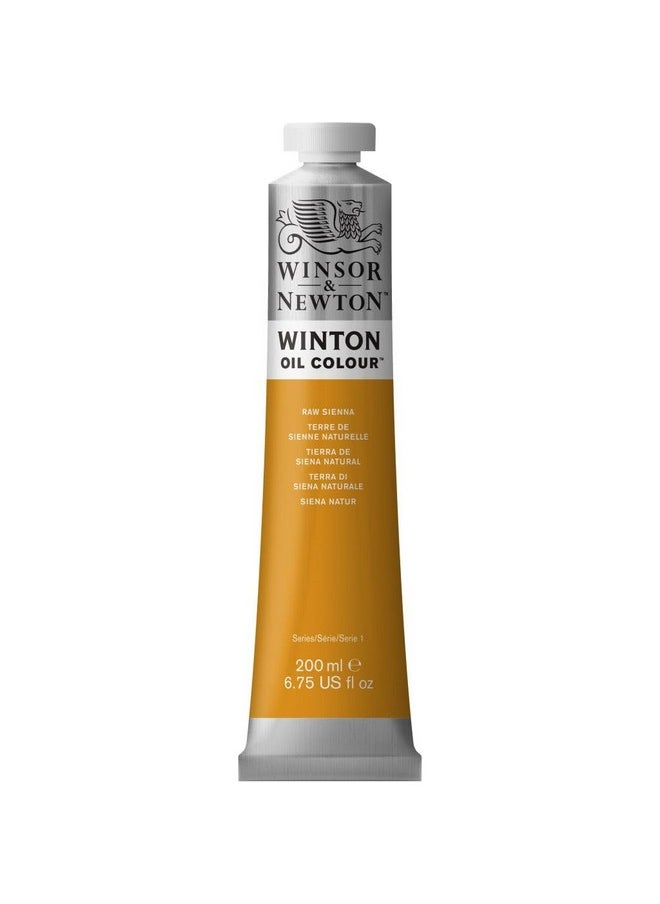 WINSOR & NEWTON Winton Oil Colour Raw Sienna (552) In 200 Ml Tube, Highly Pigmented Oil Painting Colors For Canvas & Paper, Art Supplies For Beginners & Professional Artists  - Image 1