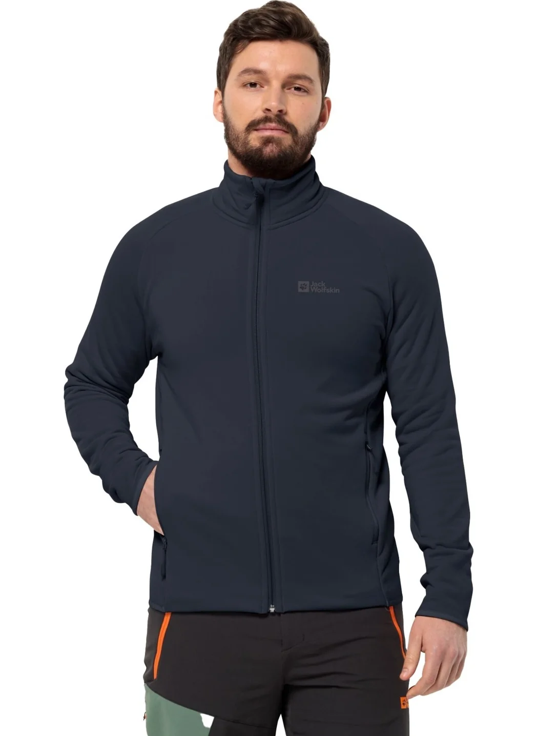 جاك ولفسكن Baiselberg Men's Outdoor Fleece Jacket 1711381-1010 1711381-1010018