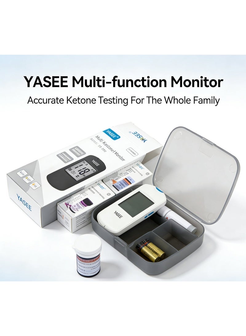 ياسى جهاز YASEE متعدد الوظائف 3 في 1 (الجلوكوز، الكيتون، حمض اليوريك) - Image 1